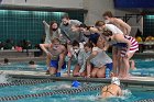 Swimming vs Babson  Wheaton College Swimming & Diving vs Babson College. - Photo By: KEITH NORDSTROM : Wheaton, Swimming